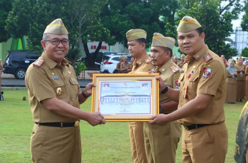 6 SKPD dan 6 Desa di Lampung Utara Dapat Penghargaan dari Inspektorat