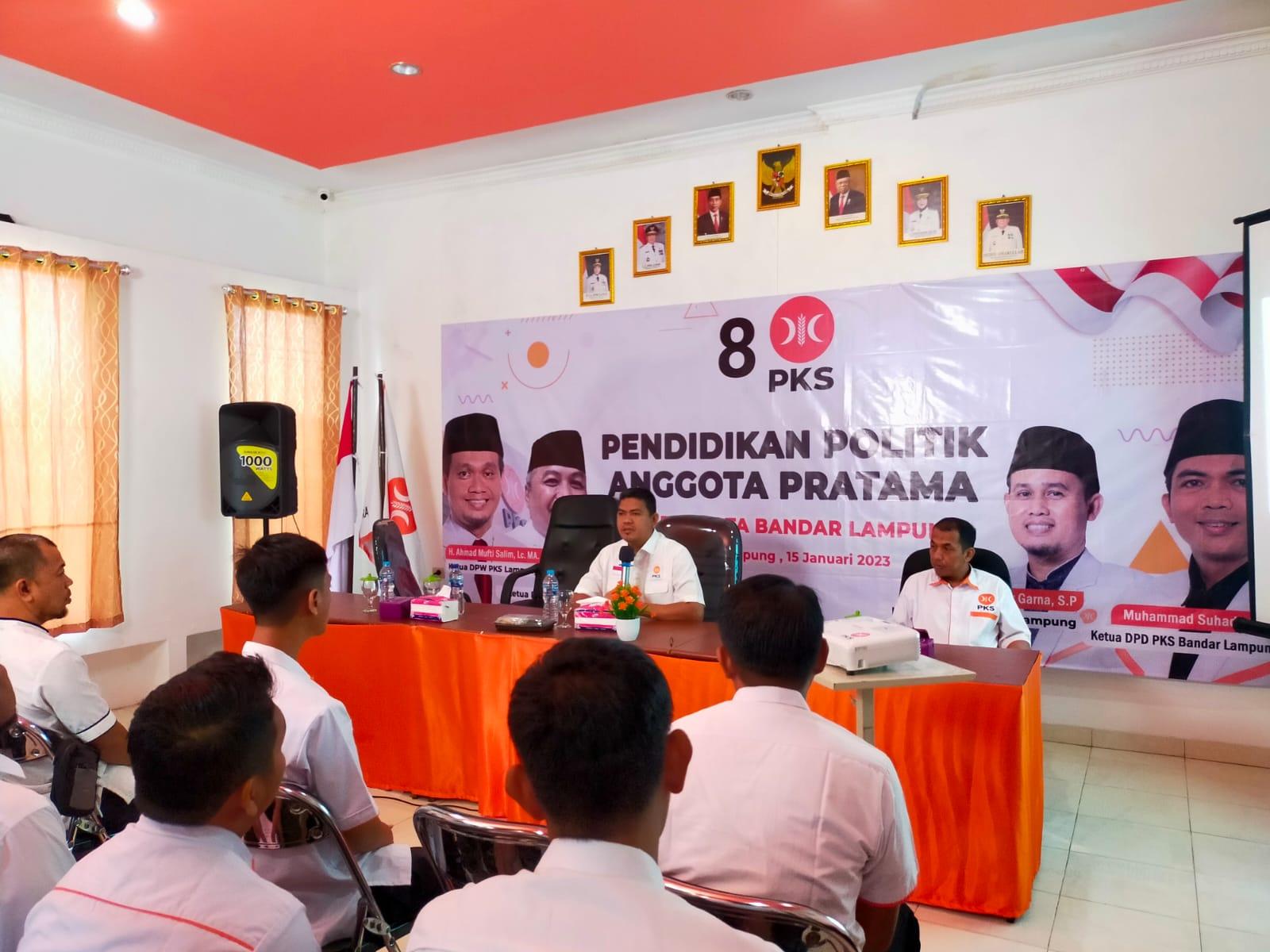 Mengutip Ayat Dalam Alquran, Aep Saripudin Ajak Kader PKS Lampung Punya Tanggung Jawab Kepemimpinan