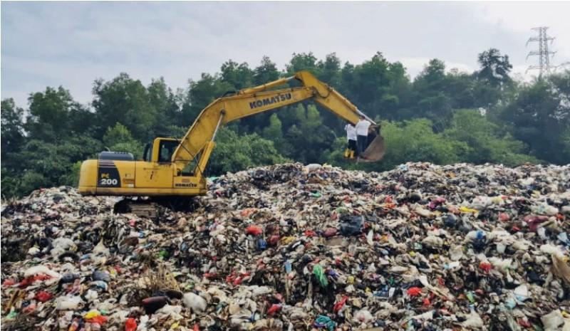 TPA Sampah Pringsewu Lampung Kelebihan Daya Tampung
