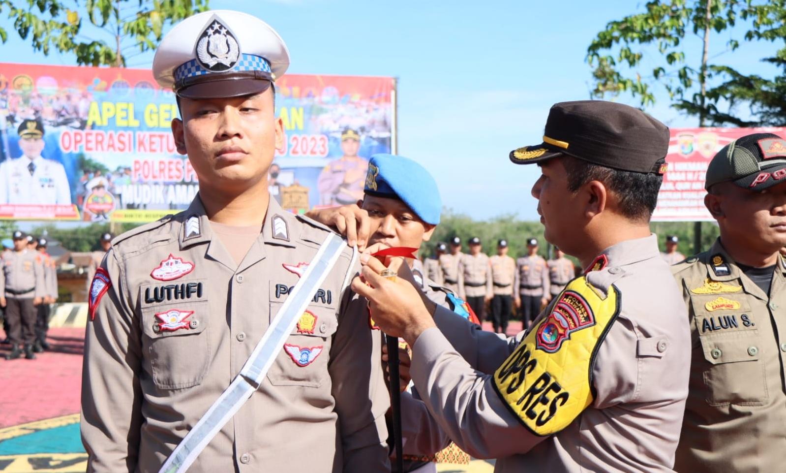 8 Pos Disiapkan Polres Pesawaran Polda Lampung untuk Arus Mudik dan Balik Lebaran