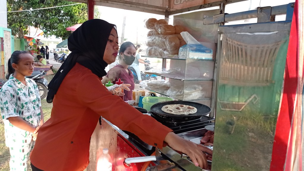 Kuliner Lampung, Arabian Kebab di Mesuji Cuma Rp 10 Ribu