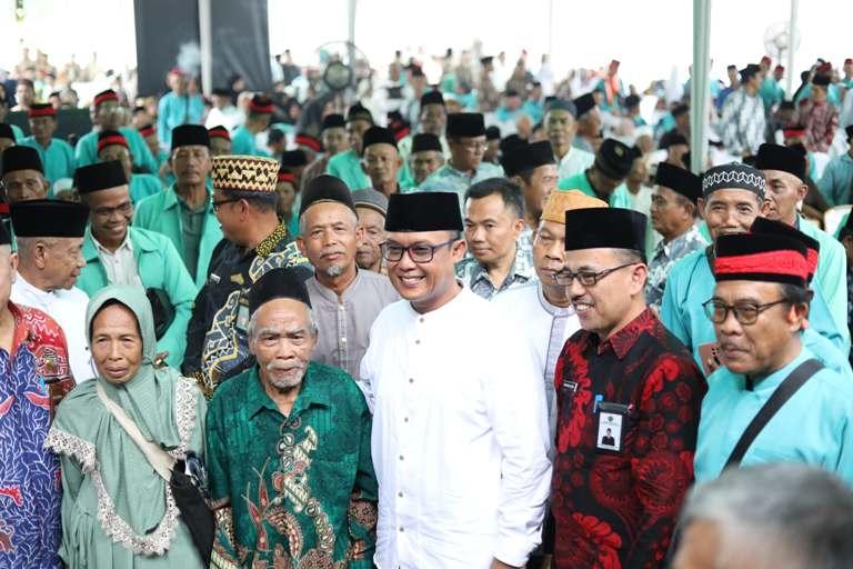 1.161 Calon Jemaah Haji Jalani Bimbingan Manasik di Kantor Kemenag Lampung Tengah
