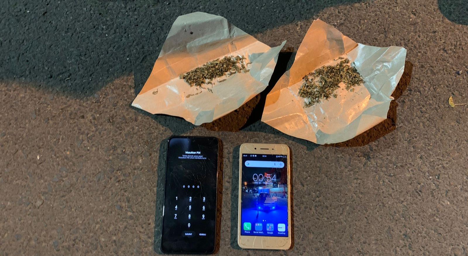 Patroli Walet Samapta Polresta Bandar Lampung Polda Lampung Gagalkan Transaksi Narkoba