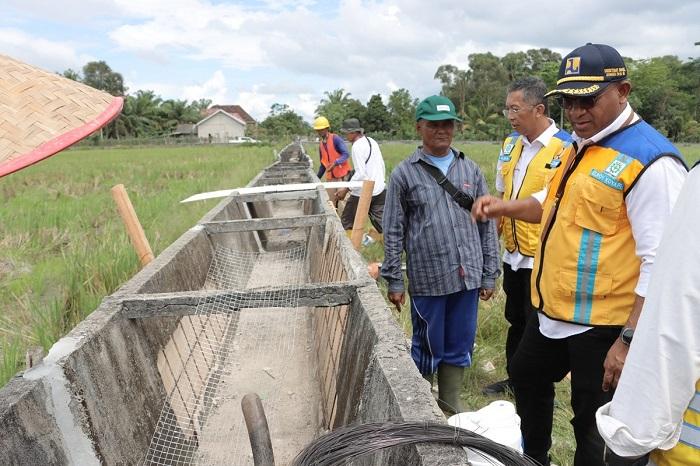 BBWS Pastikan Perbaikan Irigasi Gantung di Mesuji-Tulangbawang
