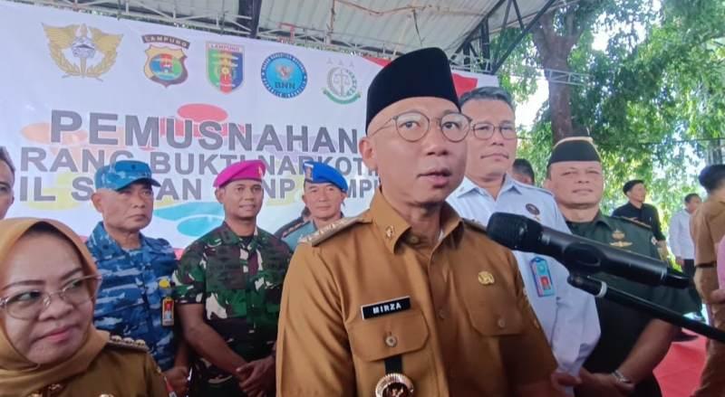 BNNP Lampung Ajak Masyarakat Bersama-sama Perangi Narkoba