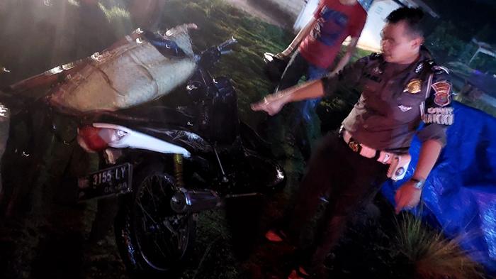 Breaking News, Kecelakaan, Pengendara Motor di Lampung Meninggal di TKP