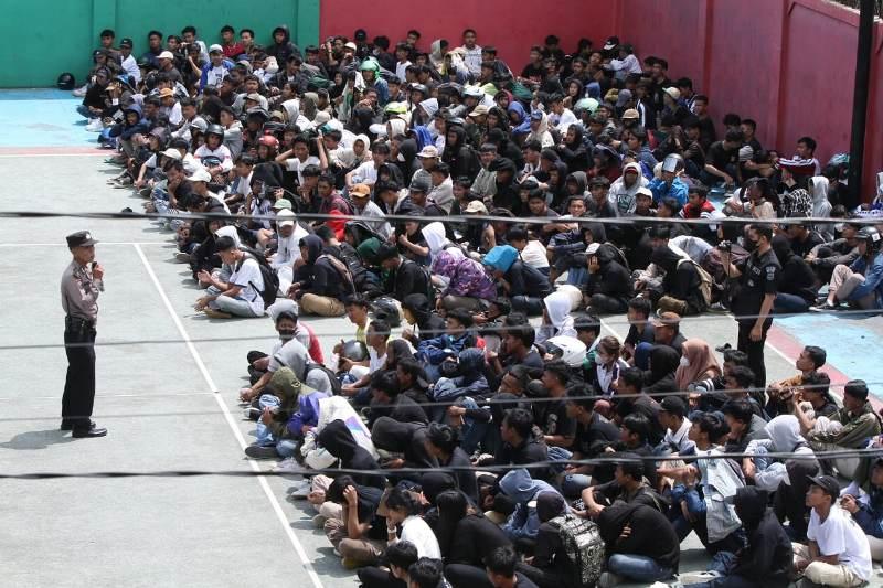 Breaking News Polresta Bandar Lampung Amankan Ratusan Pelajar Diduga Hendak Tawuran