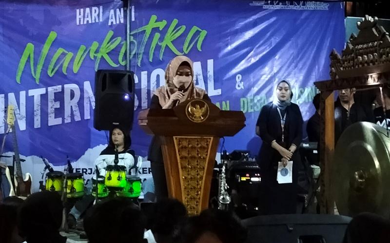 Bupati Tanggamus Canangkan Desa Bersih Narkoba di Peringatan Hari Anti Narkoba Internasional