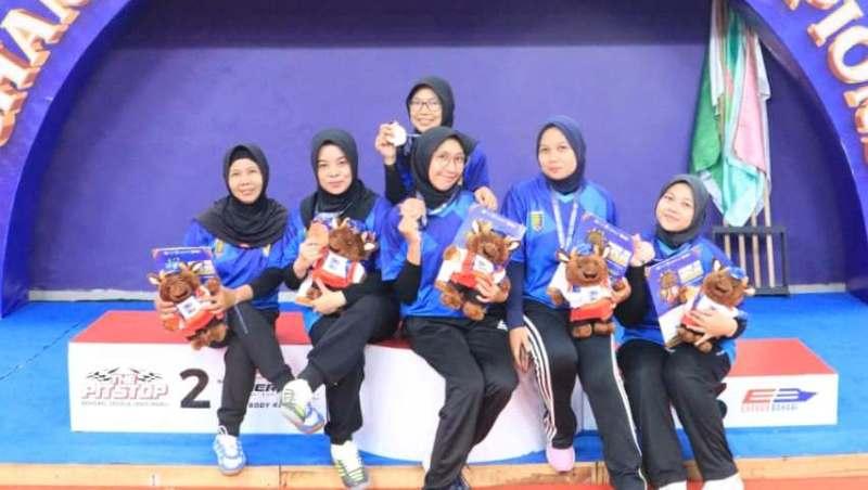Tim Tenis Meja Beregu Putri Lampung Raih Perunggu di Pornas Korpri 2025