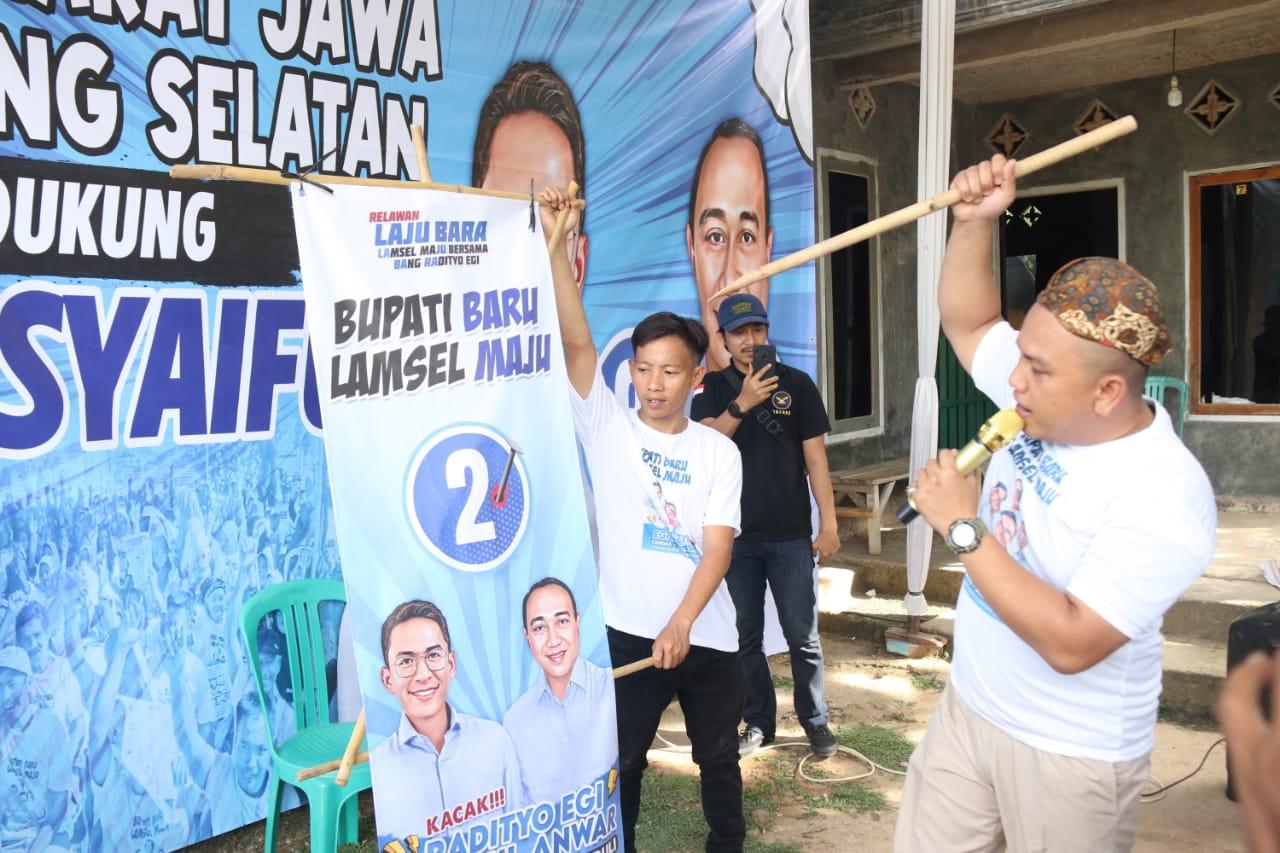 Egi-Syaiful Dapat Suntikan Dukungan dari Masyarakat Jawa Lamsel untuk Menangkan Pilkada 2024
