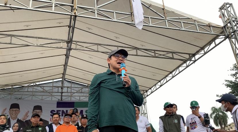 Cak Imin Janji Perbaiki Jalan Rusak di Pesawaran
