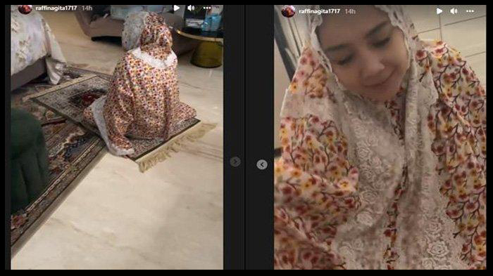Diam-diam Raffi Ahmad Rekam Nagita Slavina Sedang Salat, Takjub Dengar Doa Istrinya