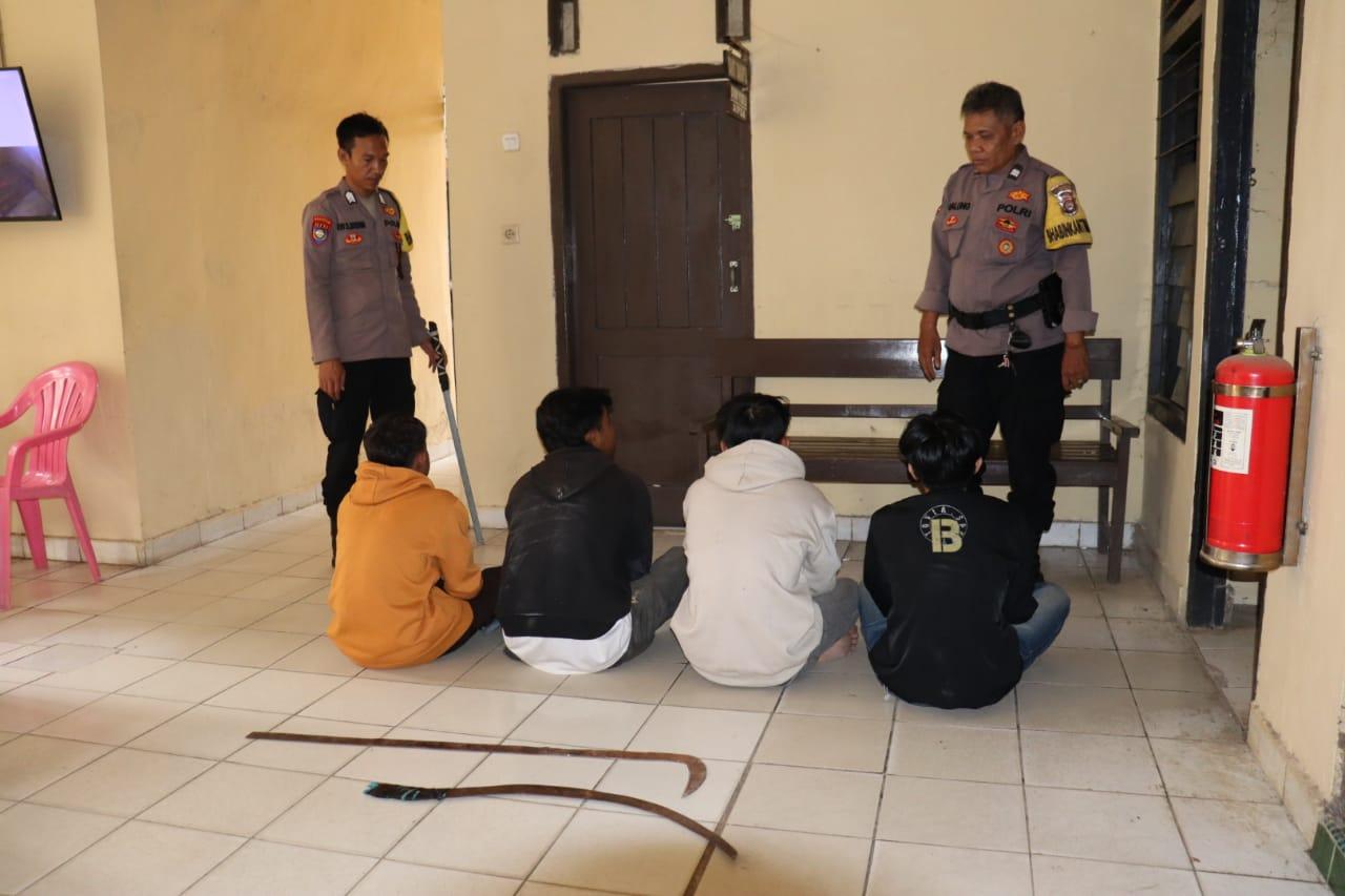 Polres Pringsewu Amankan 3 Pelajar Saat Akan Tawuran