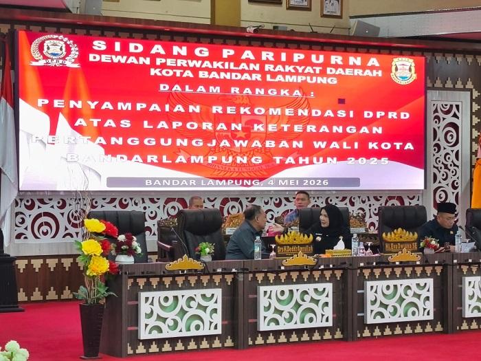 Wali Kota Bandar Lampung Sebut Rekomendasi Pansus LKPJ Jadi Bahan Perbaiki Kinerja