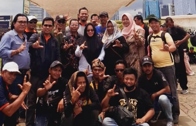 Elfianah Terharu Ratusan Masyarakat Mesuji Lampung Datang ke Jakarta Beri Dukungan