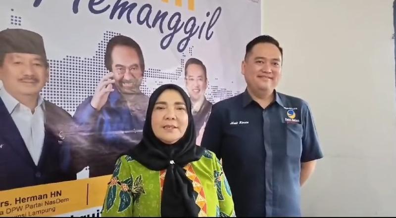 Eva Dwiana Akan Tetap Gandeng Dedi Amarullah di Pilwakot Bandar Lampung 2024