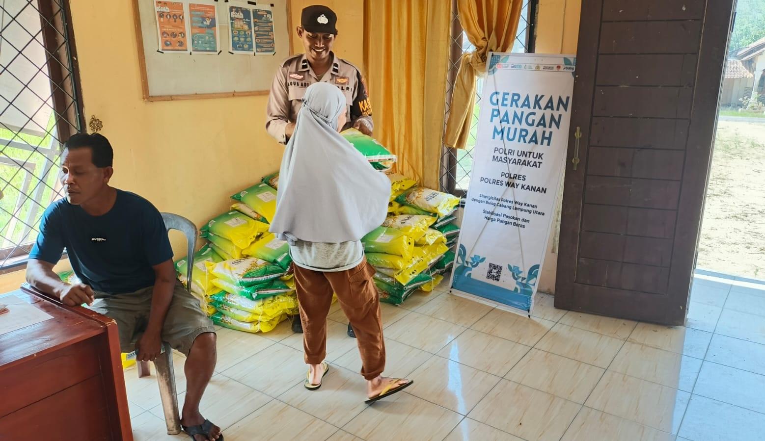 Kapolsek Buay Bahuga: GPM untuk Ringankan Beban Ekonomi Masyarakat