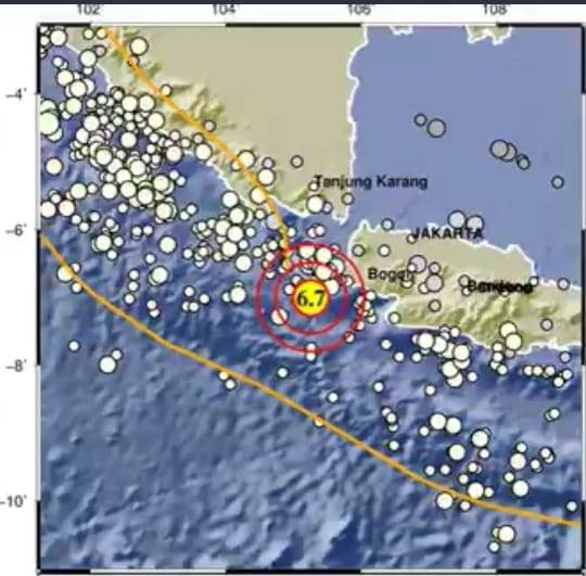 Getaran Gempa Terasa hingga ke Pringsewu Lampung
