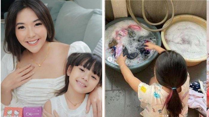Gisel Senang Gempi Mau Belajar Nyuci Baju Tanpa Mesin Cuci