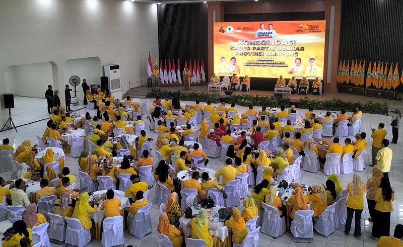 Partai Golkar Targetkan Raih 20 Persen Suara di Lampung pada Pemilu 2024