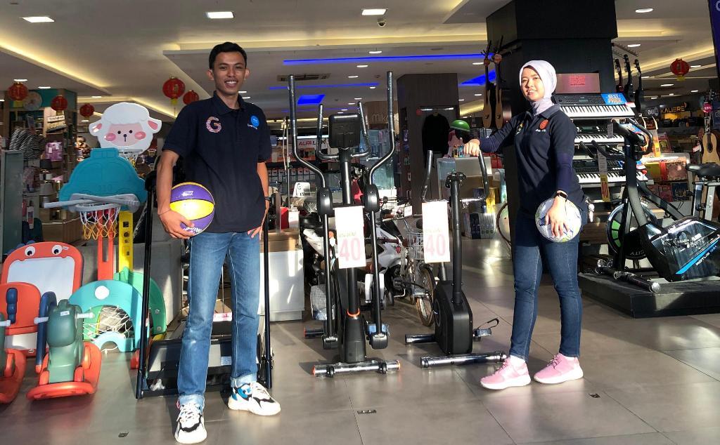 Gramedia Raden Intan Beri Diskon 40 Persen Alat Olahraga