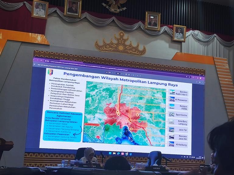 Gubernur Mirza Sebut Pengembangan Metropolitan Lampung Raya Akan Dimulai Tahun 2026