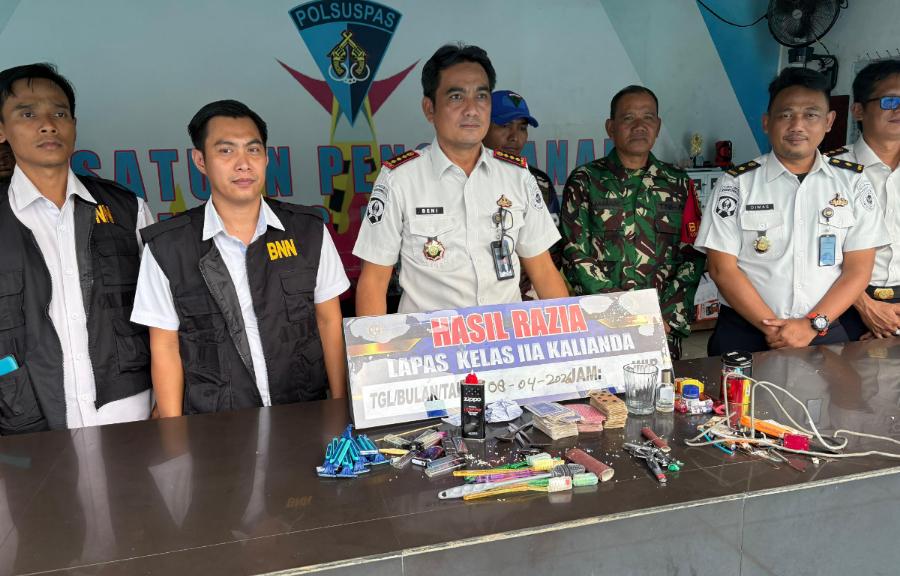Lapas Kalianda Siap Dukung Pemberantasan Narkotika di Dalam Lapas