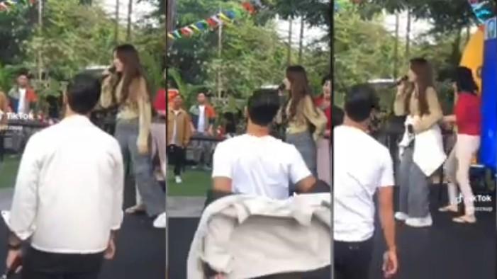 Celana Happy Asmara Bermasalah saat Manggung, Surya dan Ayu Ting Ting Langsung Beraksi