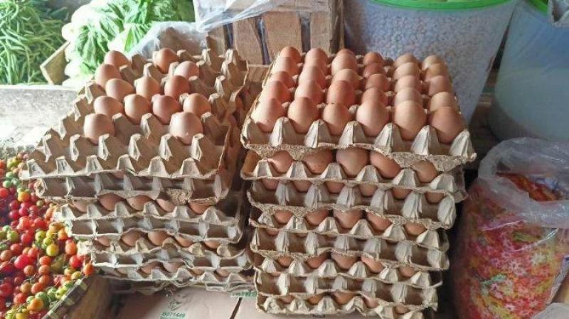 Harga Telur Tembus Rp 31 Ribu per Kilogram, di Pasar Inpres Kalianda Lampung Selatan