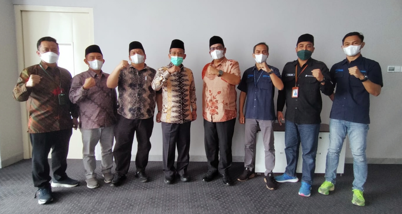 Silaturahmi Tribun Lampung dan NU, Ketua PWNU Lampung Bahas Rencana Muktamar