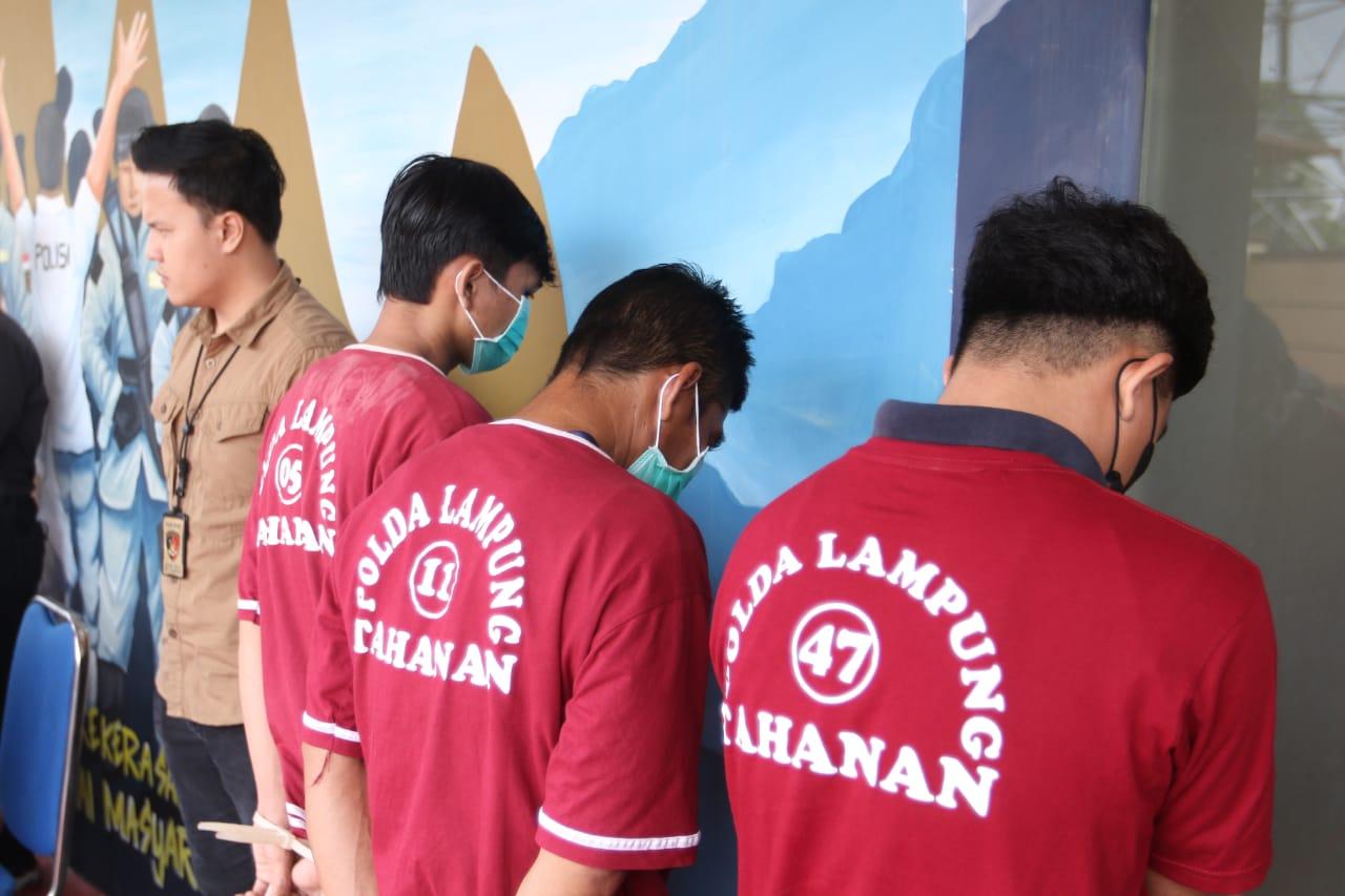 Polda Lampung Jaring Residivis Penadah Handphone di Bandar Lampung