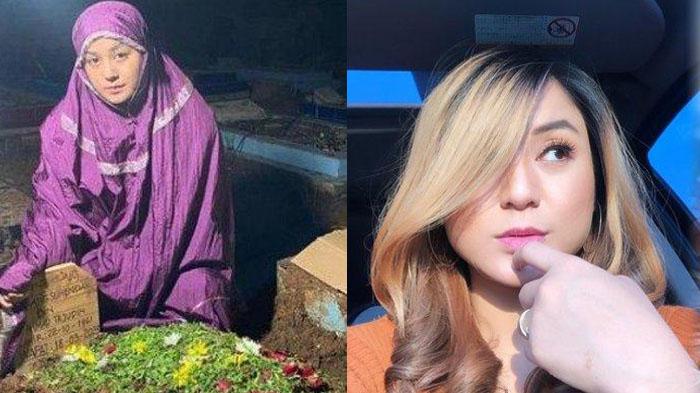 Juwita Bahar Nangis Histeris Cium Jasad Ayahnya yang Meninggal karena Sakit