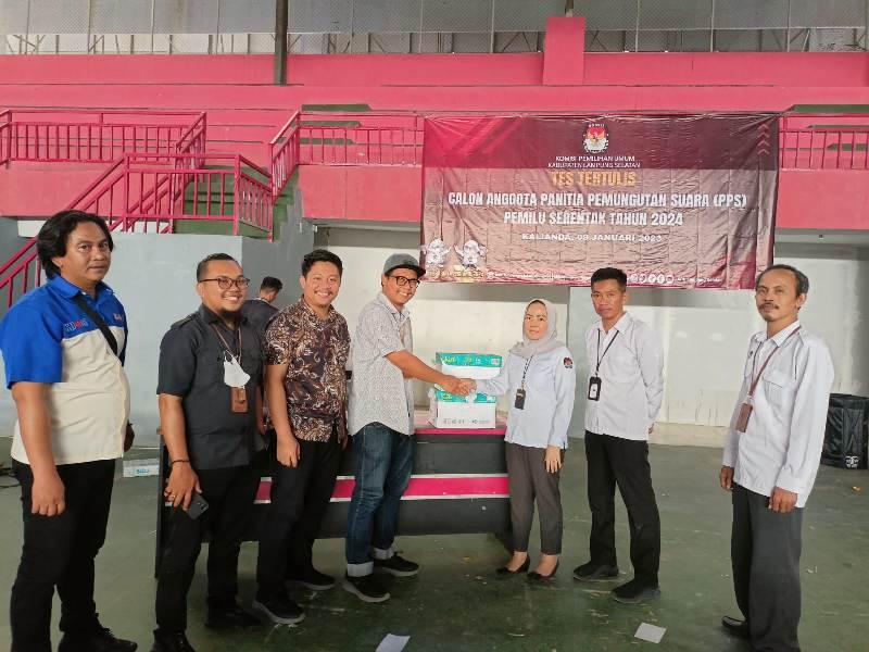 KPU Lampung Selatan Libatkan Unila Koreksi Jawaban Tes Tertulis Calon PPS