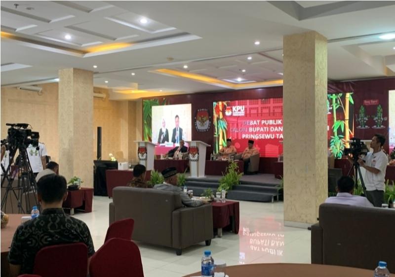 Debat Pilkada Pringsewu Lampung, KPU Minta Masyarakat Simak Gagasan Paslon