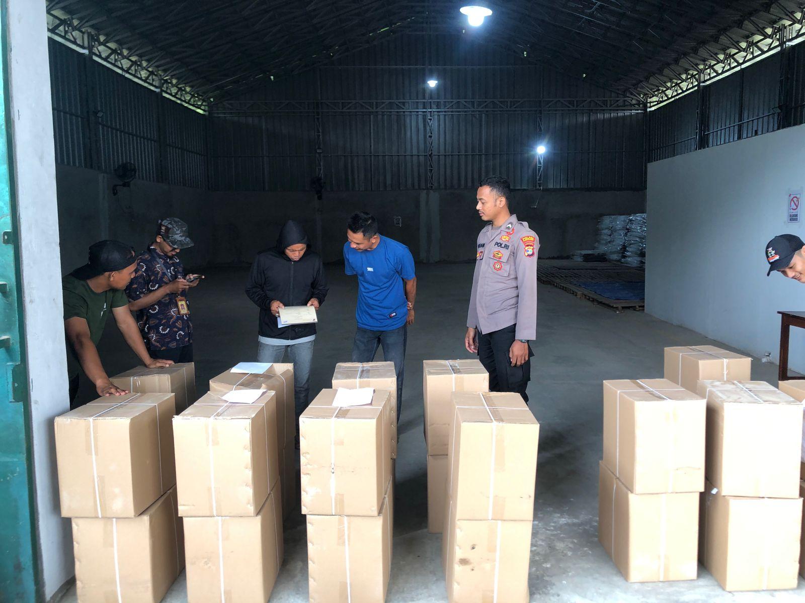 KPU Pringsewu Lampung Kembali Menerima Logistik Pilkada Serentak 2024