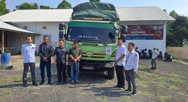 KPU Tanggamus Terima 9.475 Kotak Suara Pemilu 2024