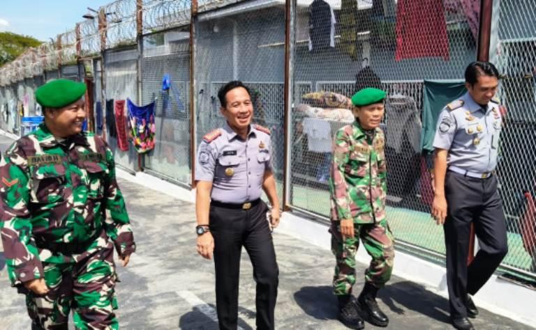 Lapas Kotabumi dan Kodim 0412 Lampura Lakukan Kontrol Bersama Pastikan Keamanan