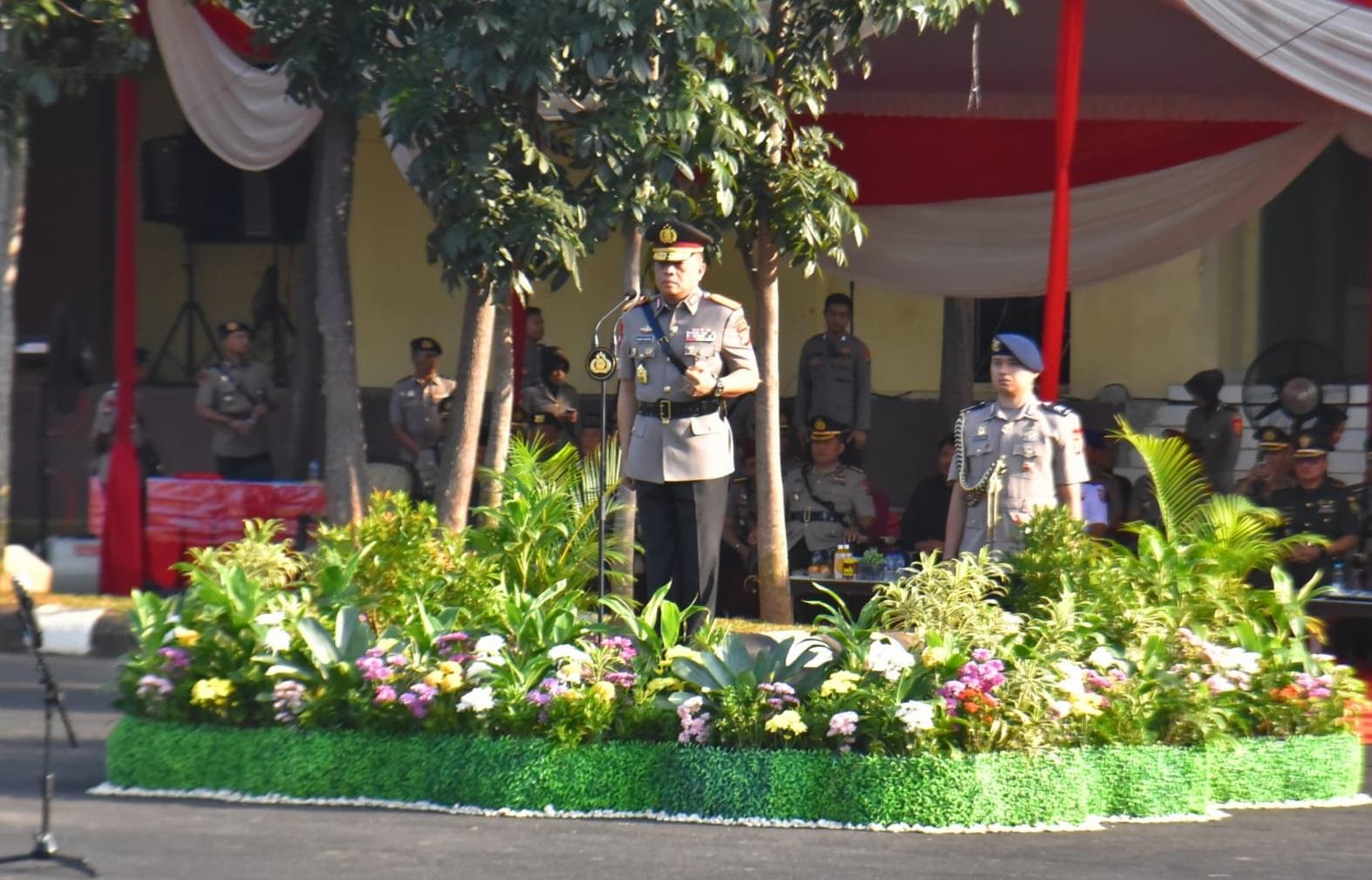 Irjen Pol Helmy Santika Pimpin Upacara Hari Juang Polri 2024 di Polda Lampung