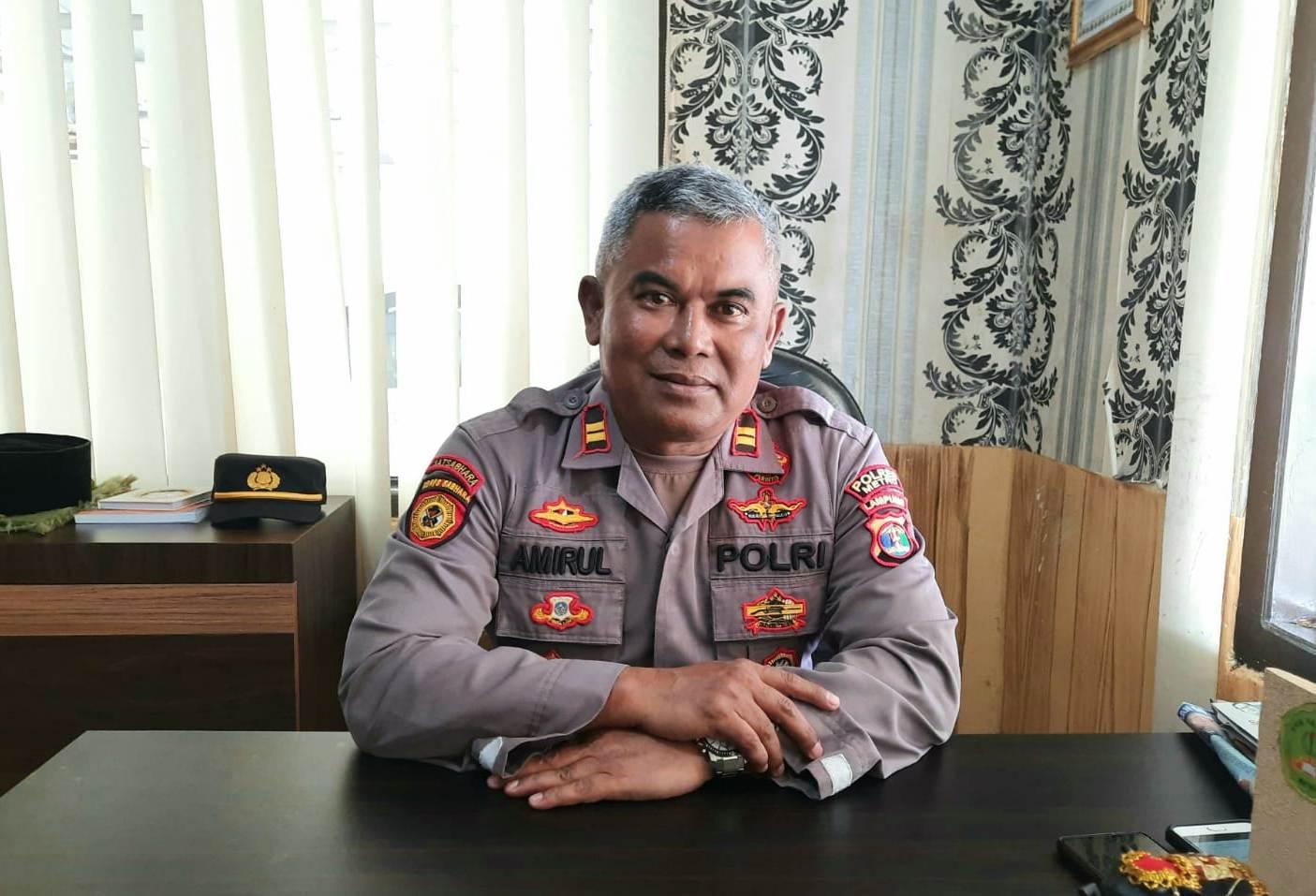 Profil Kapolsek Metro Barat Polda Lampung Iptu Amirul Hasan, Hobi Bersepeda Sejak Kecil