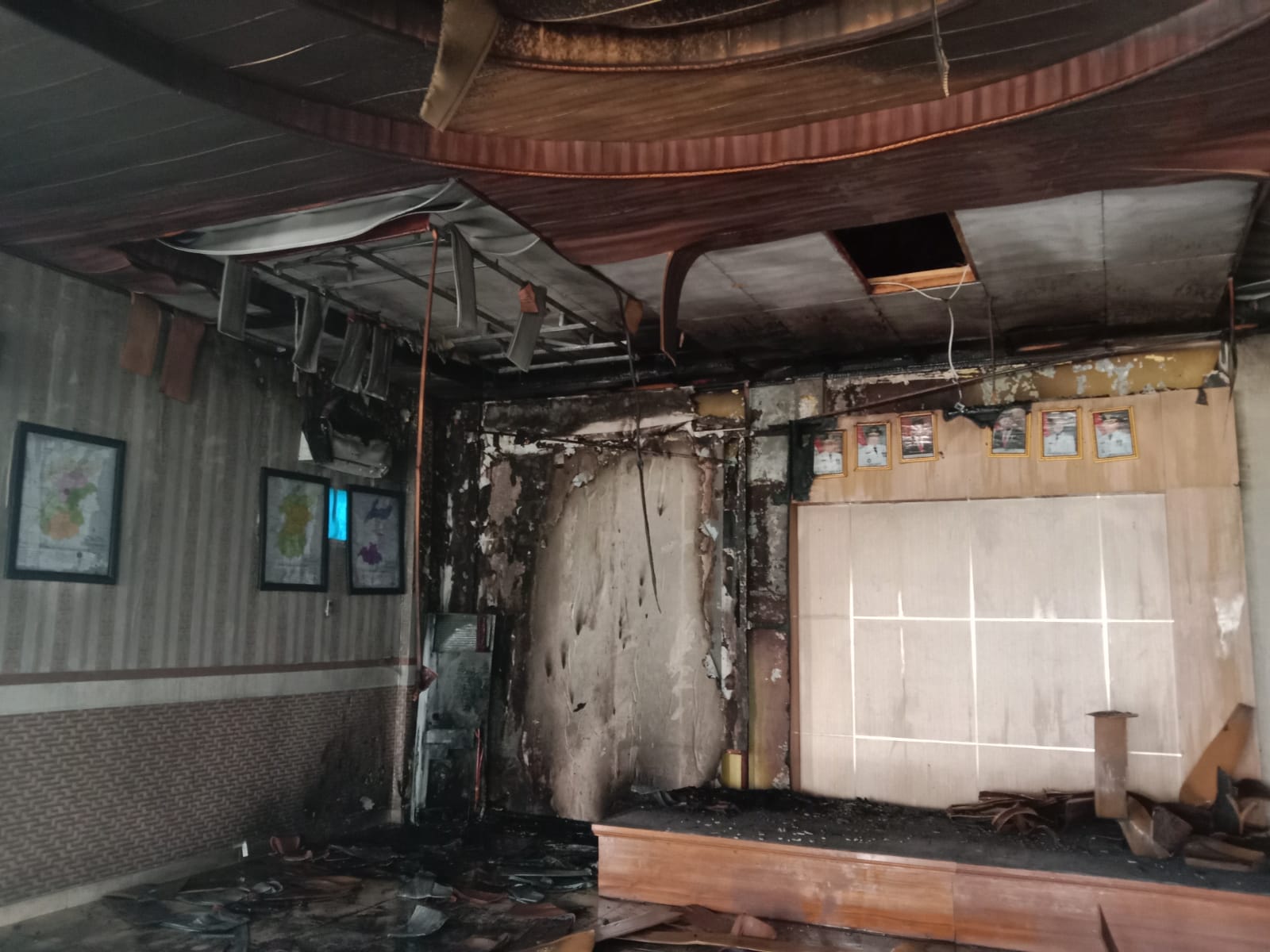 Kebakaran Kantor Disdikbud Metro, Api Dipicu AC