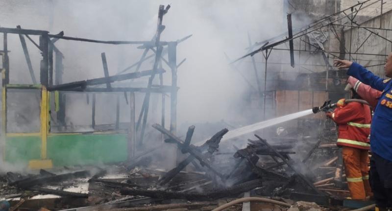 Dua Bangunan Ponpes di Bandar Lampung Terbakar, Diduga Karena Sampah yang Dibakar Santri