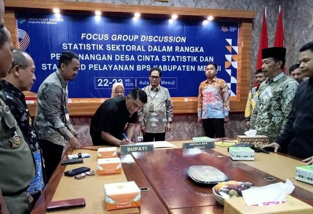 BPS Mesuji Canangkan Program Desa Cinta Statistik