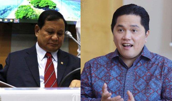 Kandidat Capres Pemilu 2024, Survei PWS: Ada Nama Prabowo Subianto hingga Erick Thohir