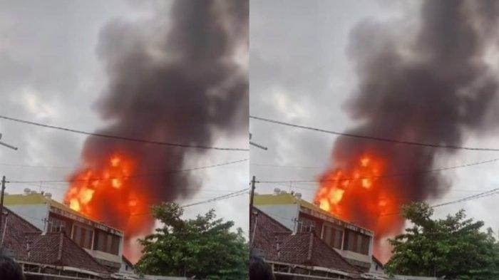 Korban Kebakaran Gudang Gas LPG di Denpasar Bali Capai 18 Orang