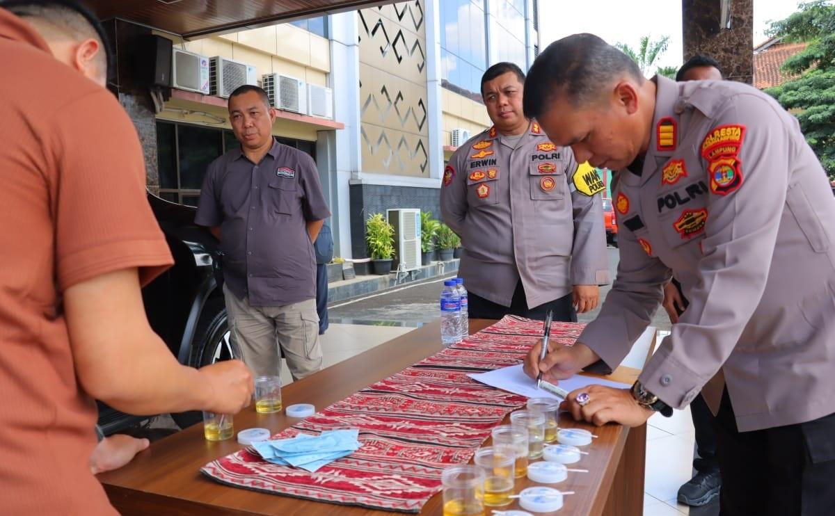 Wakapolresta Bandar Lampung Tak Toleransi Pelanggaran Personel