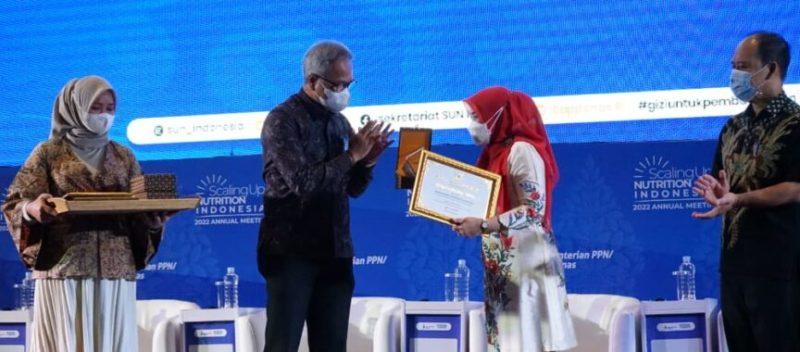 Lampung Selatan Raih Penghargaan Inovasi Turunkan Stunting dari Bappenas