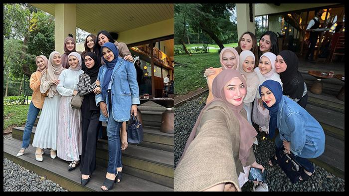 Lesti Kejora Aktif Lagi di Media Sosial, Kumpul Bareng Aurel dan Dinda Hauw