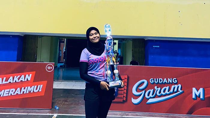 Mahasiswi Darmajaya Raih Juarai 1 Kejuaraan Bola Voli antar Klub Bandar Lampung