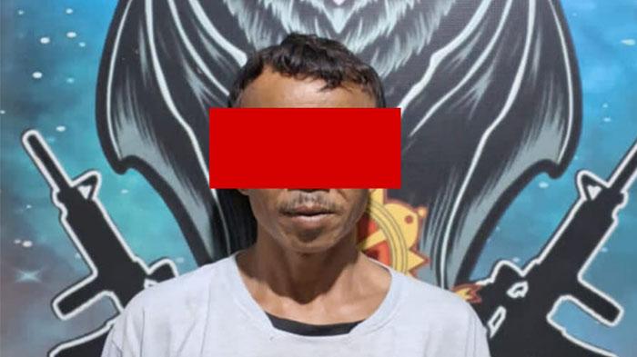 Manusia Silver Penganiaya Sopir Travel di Depan Pos Polisi Bandar Lampung Diringkus