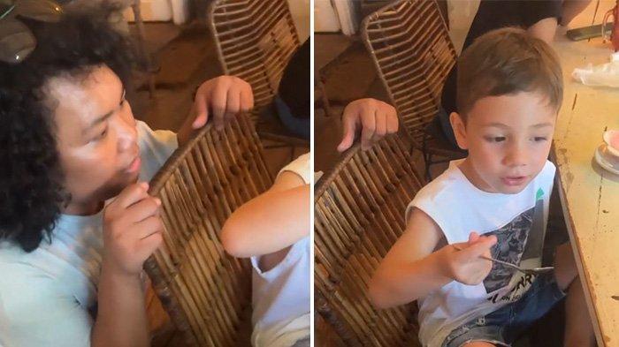 Marshel Widianto Kenalan dengan Anak Celine Evangelista: Aku Calon Ayahmu